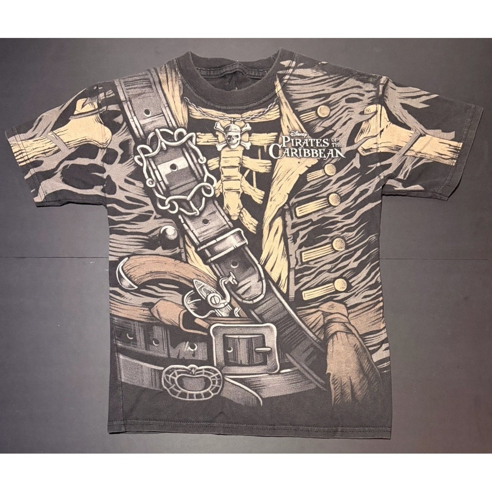 Pirates Of‎ The Caribbean Disneyland WDW Disney Parks T-Shirt Youth Small